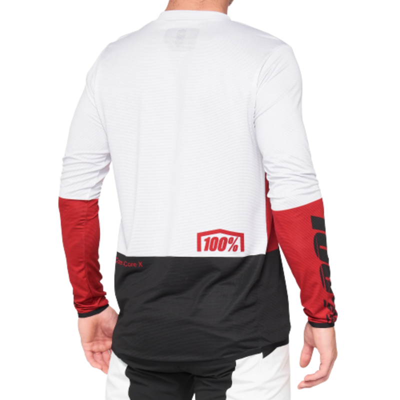 100Percent (100%) 100% R-Core-X maillot à manches longues Cerise/Noir M