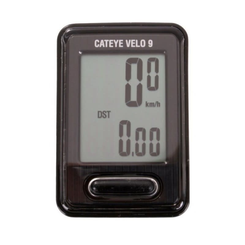 Cat Eye CAT EYE Vélo 9 cyclomètre avec fil Noir (9 fonctions)
