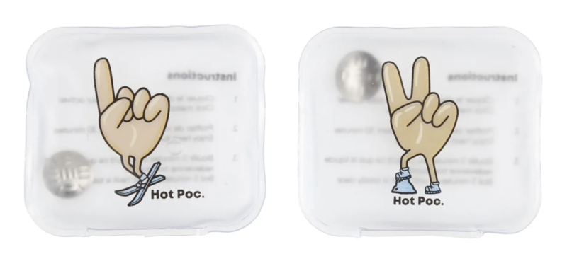 Hot Poc. HOT POC chauffe-mains Format Régulier Réutilisables accessoires de ski