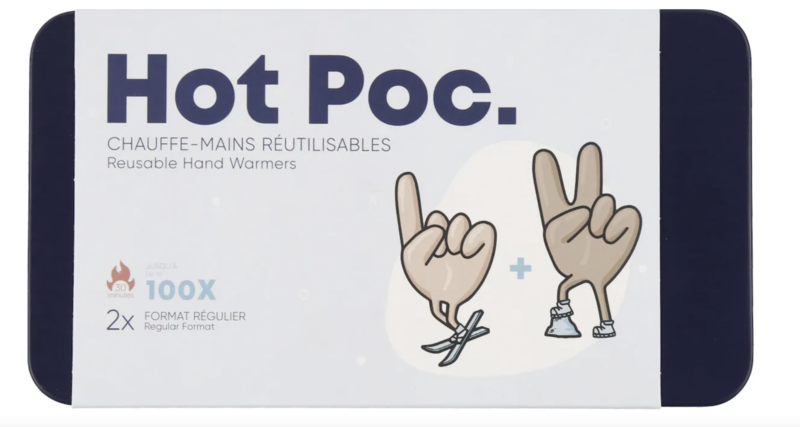 Hot Poc. HOT POC chauffe-mains Format Régulier Réutilisables accessoires de ski