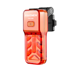 Ravemen Feu Arrière LED Pour Vélo – 500 Lumens, Large Faisceau Anti-éblouissement, Télécommande Au Guidon, Recharge USB – Noir