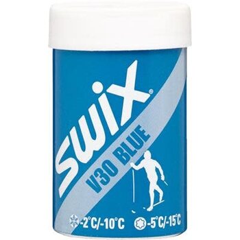 Swix SWIX V30 cire pour ski de fond (température -2 à -10 degrés) Bleu