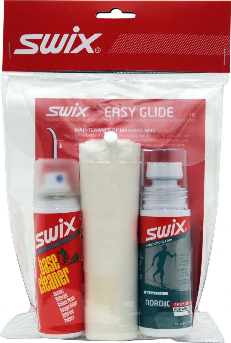 Swix SWIX Trousse d'entretien de skis sans fartage (inclus Easy Glide, Nettoyant de base et Fiberlene)
