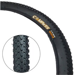 COMPASS pneu de vélo junior 18x2.125 Noir