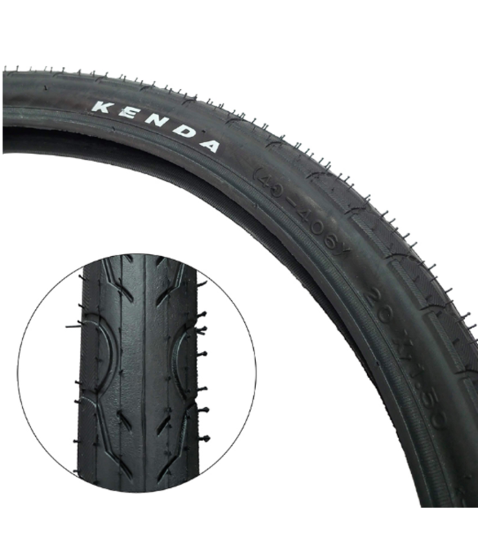 Kenda KENDA Kwest High Pressure pneu de vélo hybride (20 x 1,5", 100 PSI)