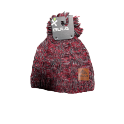 Bula BULA Soft beanie tuque Rouge avec pompon