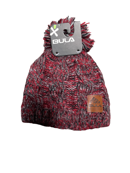 Bula BULA Soft beanie tuque Rouge avec pompon