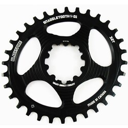 Blackspire BLACKSPIRE E/L MD plateau oval étroit pour vélo de montagne (6 mm, 28 dents)