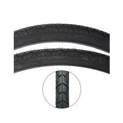 CST CST pneu de vélo hybride tout noir (700 x 38C) (C783) Noire avec tringle rigide