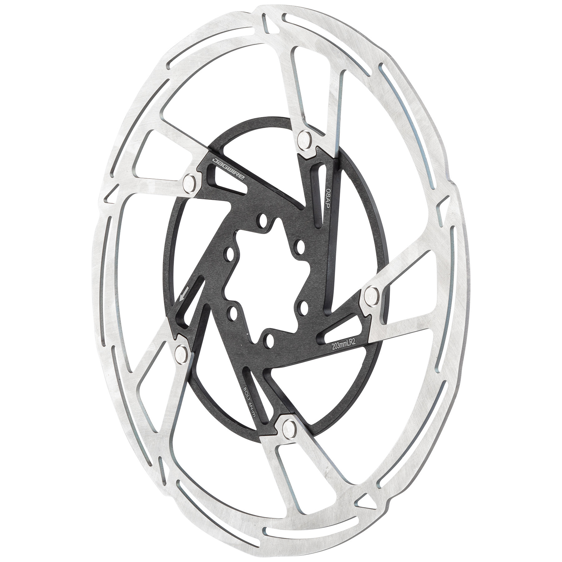 Jagwire JAGWIRE Pro LR2-E rotor avec aimant pour frein à disque de vélo électrique (6 boulons, 203 mm)