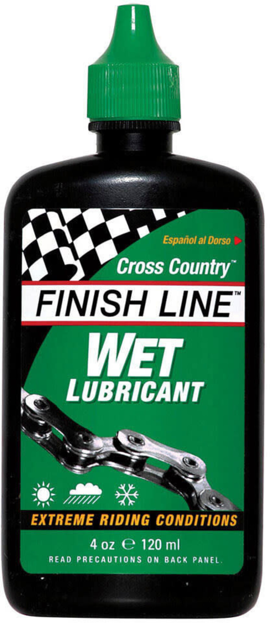 Finish Line FINISH LINE Lubrifiant Mouillé (Wet) Lubrifiant 120ml (4oz)