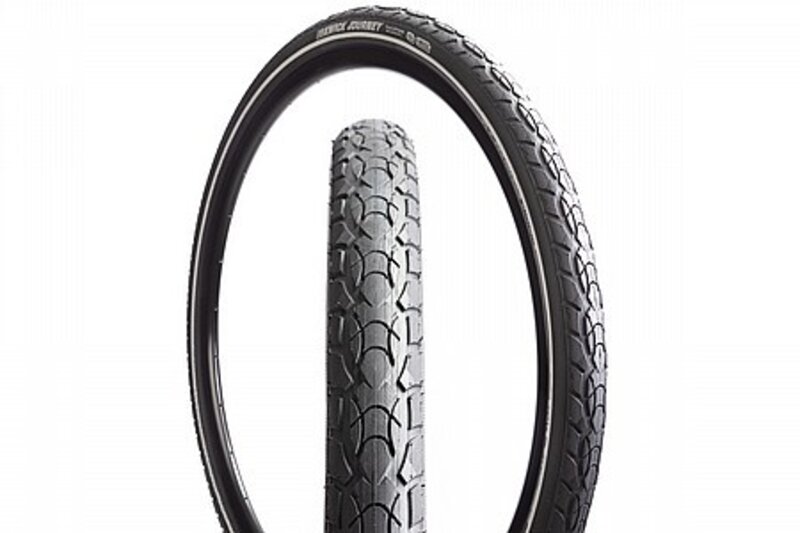 Kenda KENDA Kwick Journey pneu de vélo électrique (700 X 45c, 55 PSI) Noir bande réfléchissante