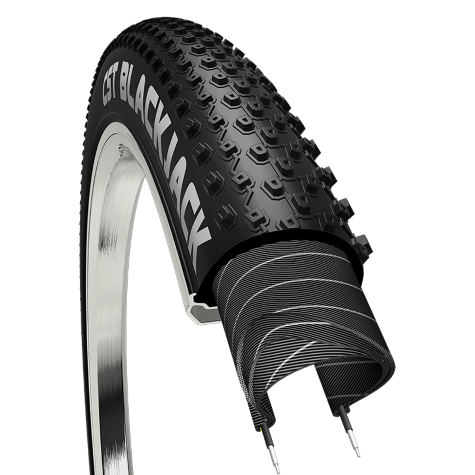 CST CST Blackjack pneu de vélo de montagne (26 x 1,95'') (C1837) Noir