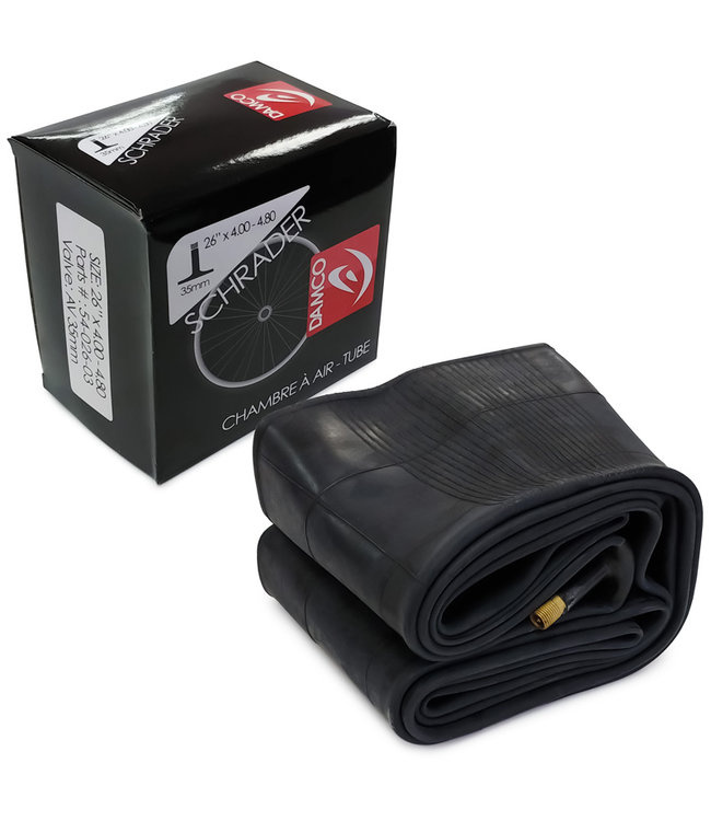 Damco DAMCO chambre à air Schradder pour Fat Bike (26X4,00-4,80'') (A.V. : 35 mm)