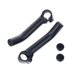 Evo EVO extensions de guidon en alliage (paire) Noir