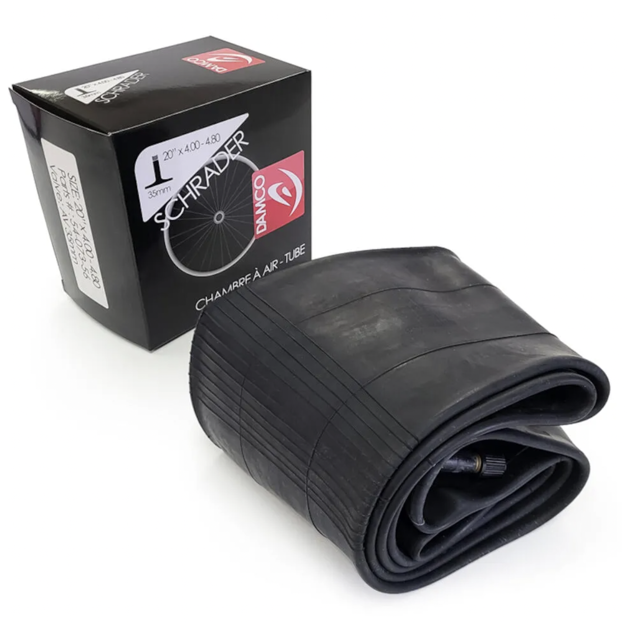 Damco DAMCO chambre à air Schrader pour Fat Bike (20 x 4,00-4,80'') (35 mm)