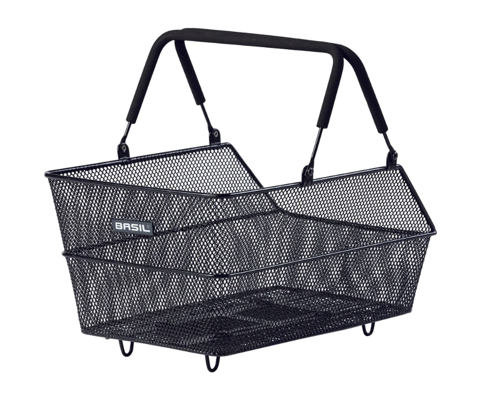 BASIL Cento MIK panier arrière (39 x 24 x 21 cm) noir