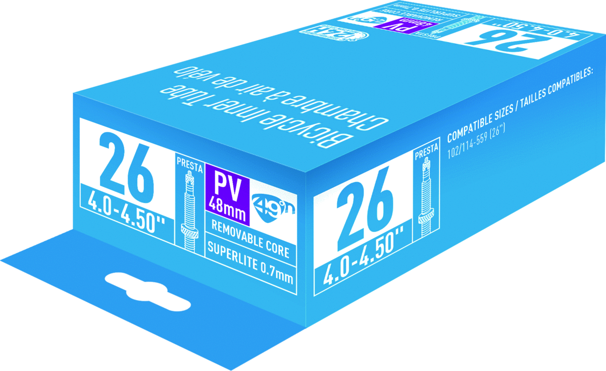 49N 49N chambre à air Presta (26 x 4,50-5,0'', 48 mm)