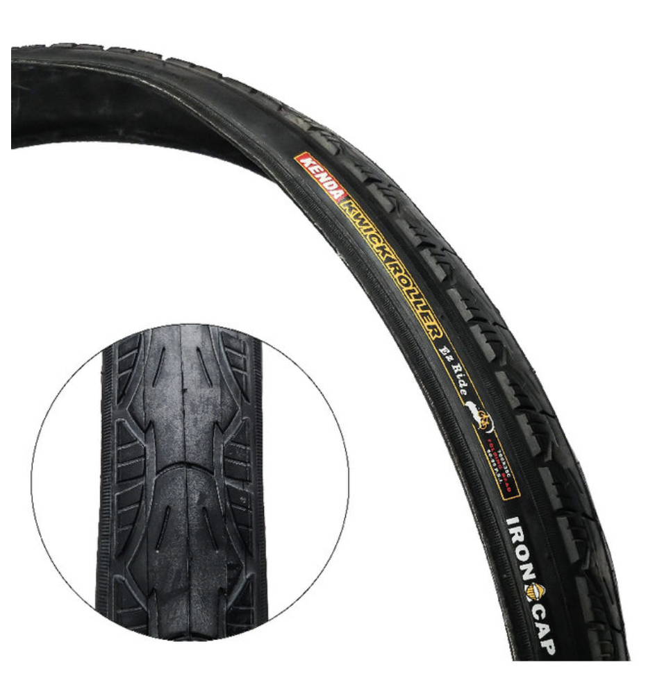 KENDA Kwick Roller Ez Ride pneu de velo de route 700 x 38c Pliable Noir