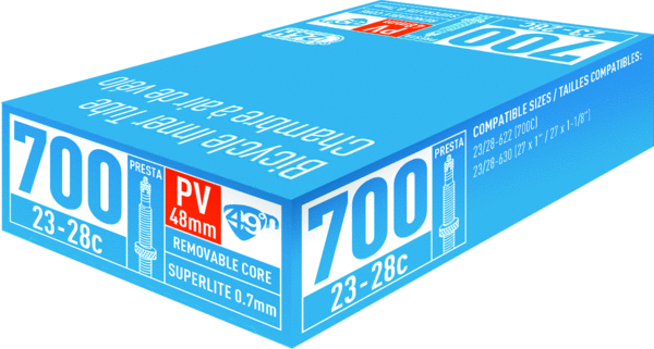 49N 49N chambre à air Presta (700 x 23-28c, 48 mm)
