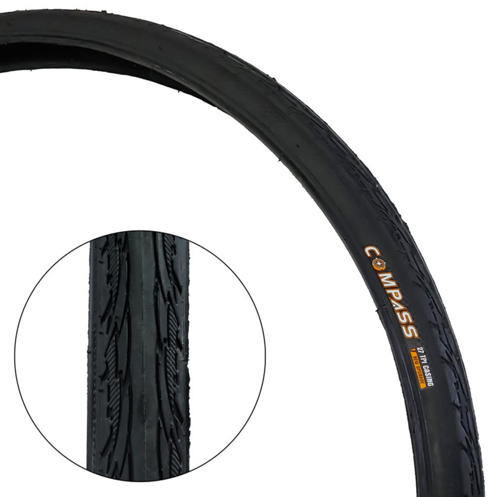 DAMCO DAMCO B882 pneu de vélo de route  (700 x 35c, 27 TPI) tringle rigide Noir