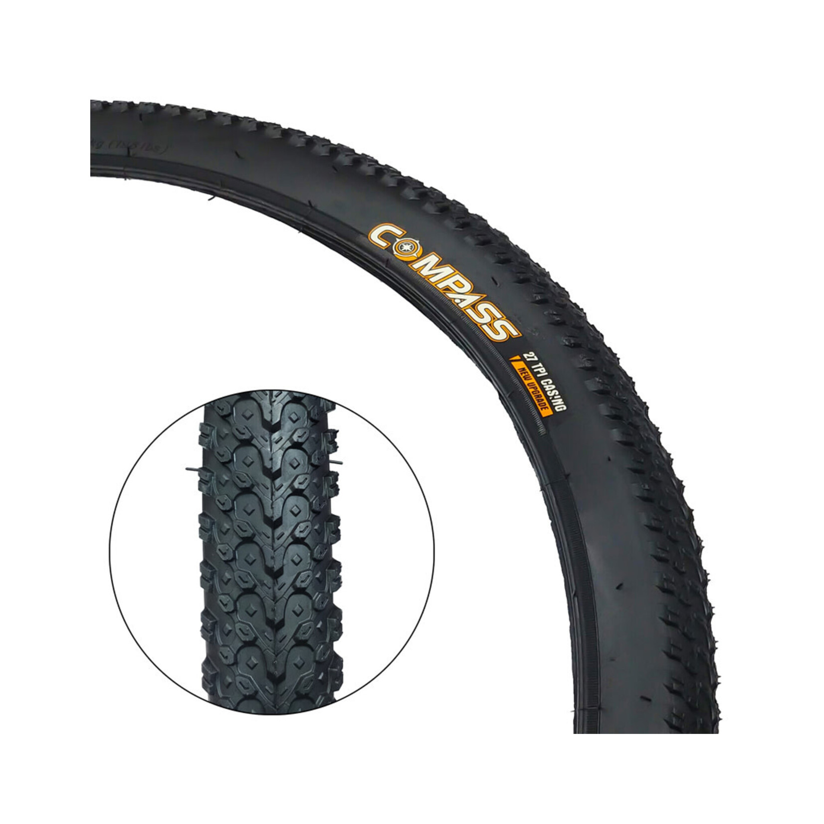 DAMCO DAMCO pneu de vélo (27,5 x 1,95c) Noir