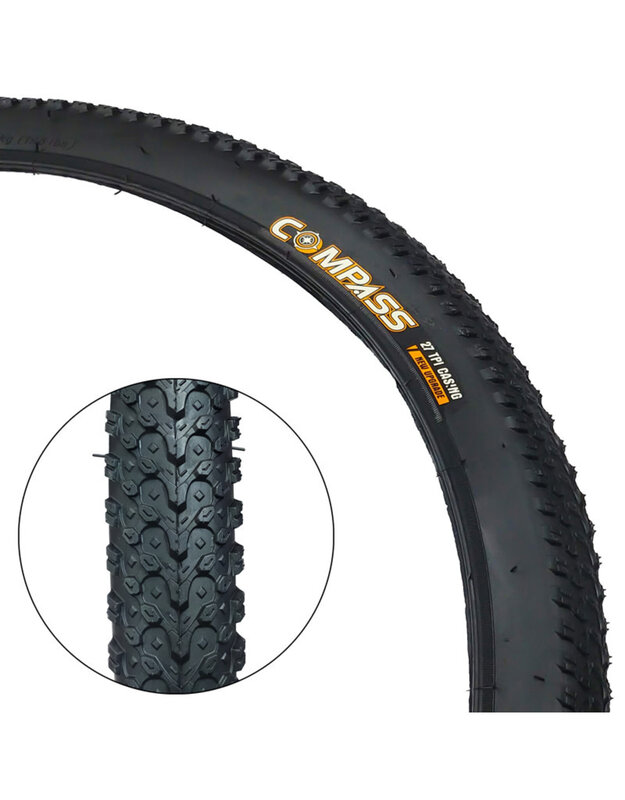Damco DAMCO pneu de vélo (27,5 x 1,95c) Noir
