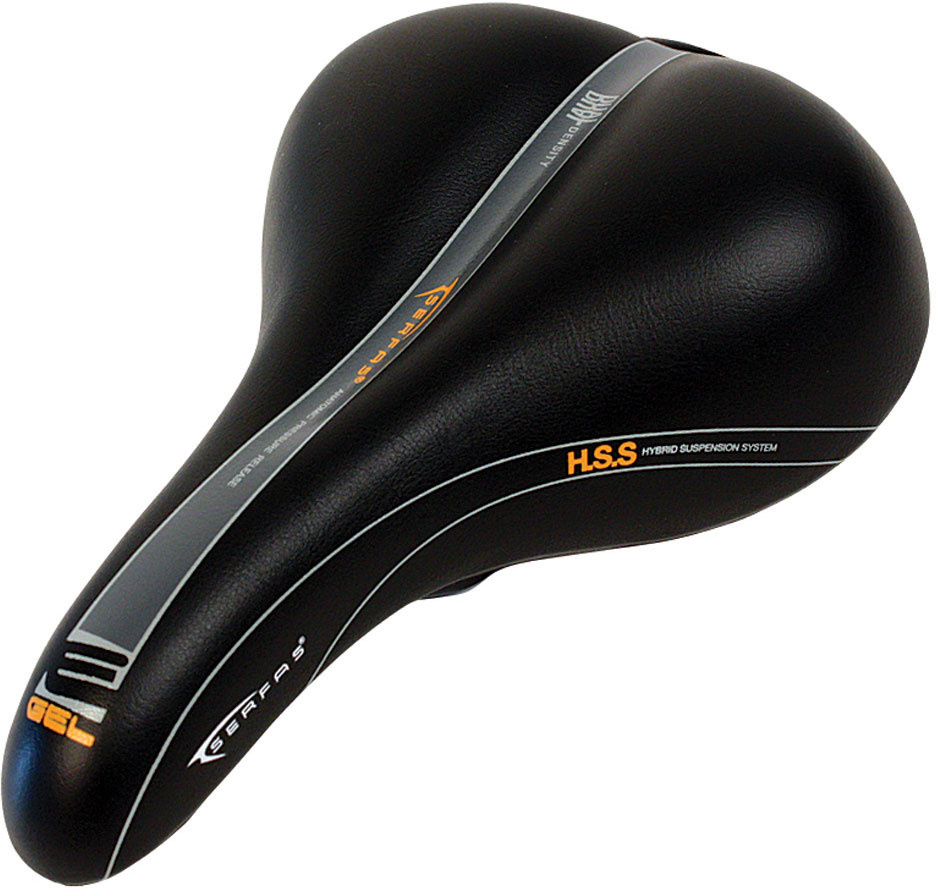 Serfas SERFAS Dual-Density E-Gel selle de vélo en vinyle confort pour hommes