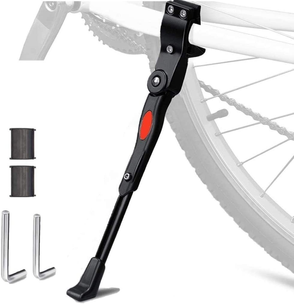 49N béquille centrale en aluminium (vélos de 24-28'') - Vertige Vélo Ski