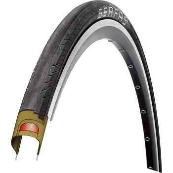 Serfas SERFAS Seca pneu de vélo de route (700 x 23ac) FPS Noir/Gris
