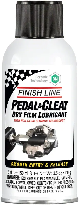 FINISH LINE FINISH LINE Pedal & Cleat Ceramic lubrifiant aérosol sec avec technologie céramique (150 mL/100 g)