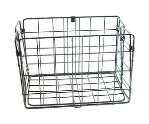Panier Arrière Pliable Axiniu Pour Vélo électrique - Large, Noir - Montage Porte-bagages