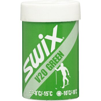 Swix SWIX V20  cire pour ski (température -10 à -18 degrés) Vert