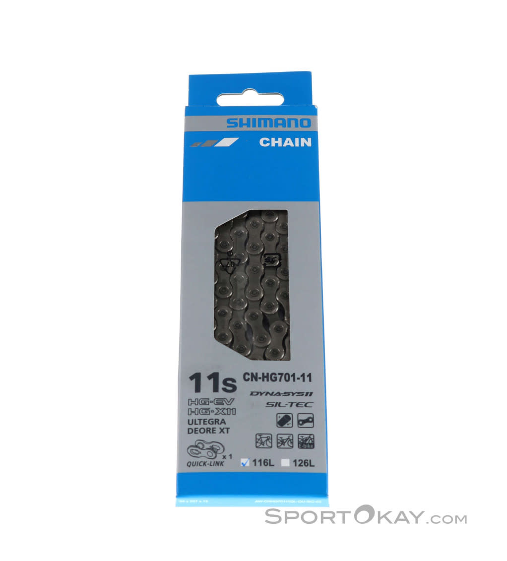 Shimano SHIMANO CN-HG701 chaîne Ultegra / Deore XT 11 vitesses (Route/MTB/E-bike)