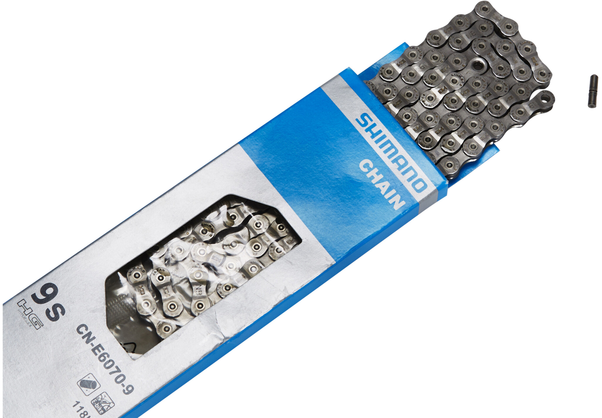 Shimano SHIMANO CN-E6070 Chaine de vélo 9 vitesses 138 liens (E-bike compatible)