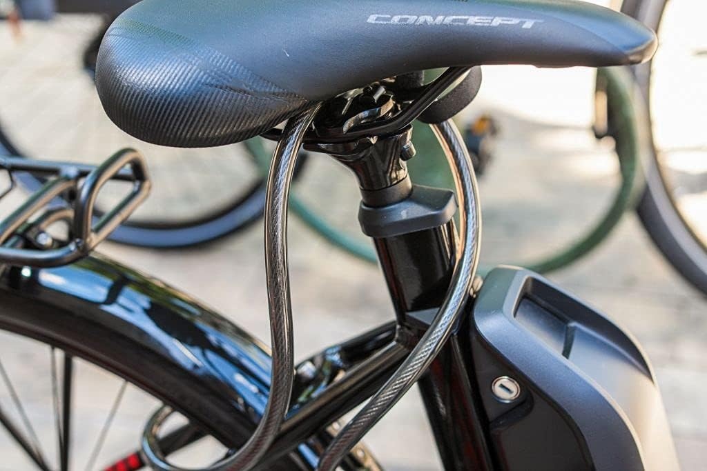 Zéfal ZÉFAL K-Traz C6 Code cadenas de vélo à câble Noir 12 mm (d) x 180 cm (L)