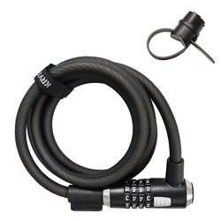 Kryptonite KRYPTONITE KryptoFlex 1218 cadenas à câble avec combinaison de 4 chiffres (180 cm x 12 mm)