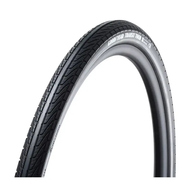 Goodyear GOODYEAR Transit Tour S3 700 x 35c Pneu de vélo hybride Noir/Réflecteur