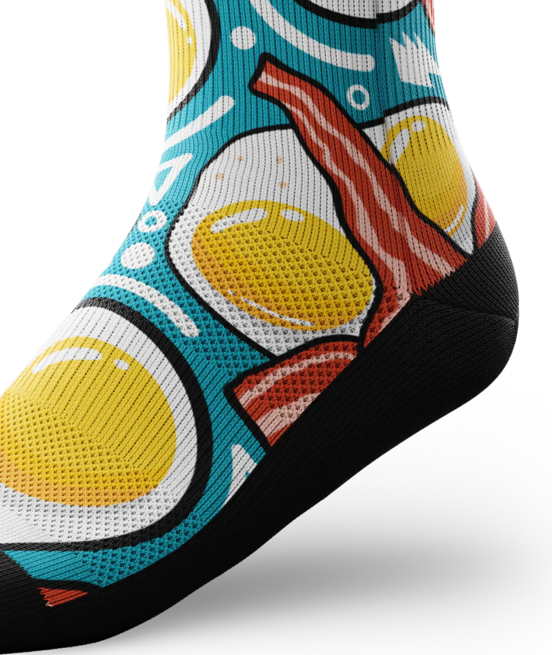 Outway OUTWAY Bas mi-mollet Eggs'N Bacon Unisexe