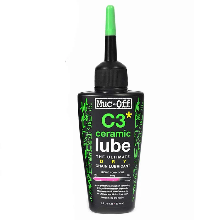 Muc-Off MUC-OFF Ceramic Dry lubrifiant avec UV Torch 50mL