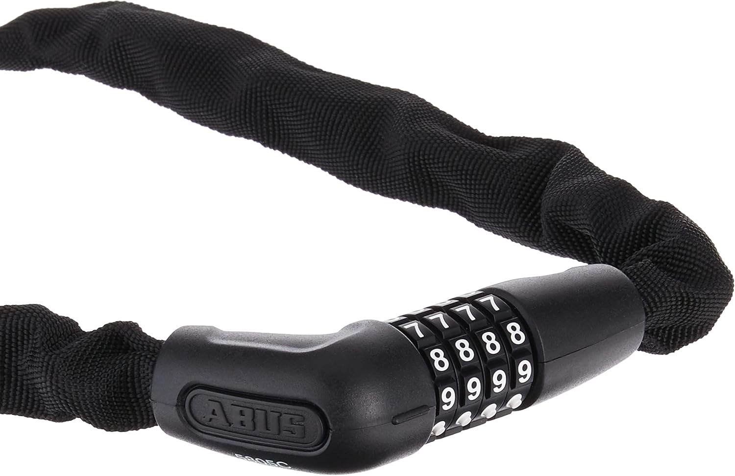 Abus ABUS Steel-O-Chain 5805C chaîne avec serrure à combinaison (5mm x 2,5') Noir