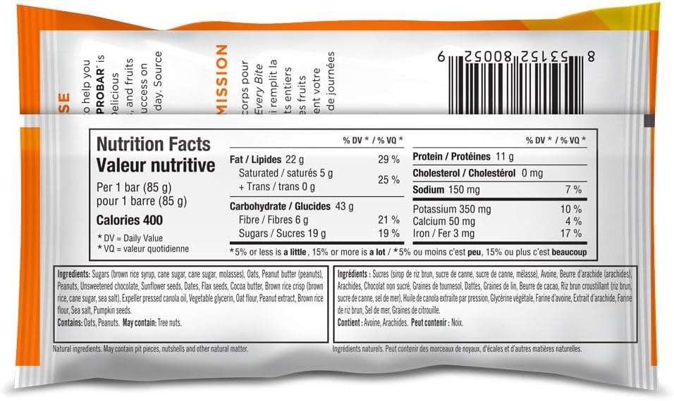 pro bar PROBAR Barre de protéine (85g)