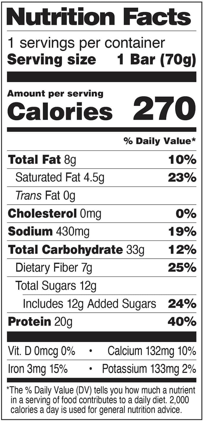 pro bar PRO BAR Barre de protéine (70g)