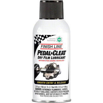 FINISH LINE FINISH LINE Pedal & Cleat Ceramic lubrifiant aérosol sec avec technologie céramique (150 mL/100 g)