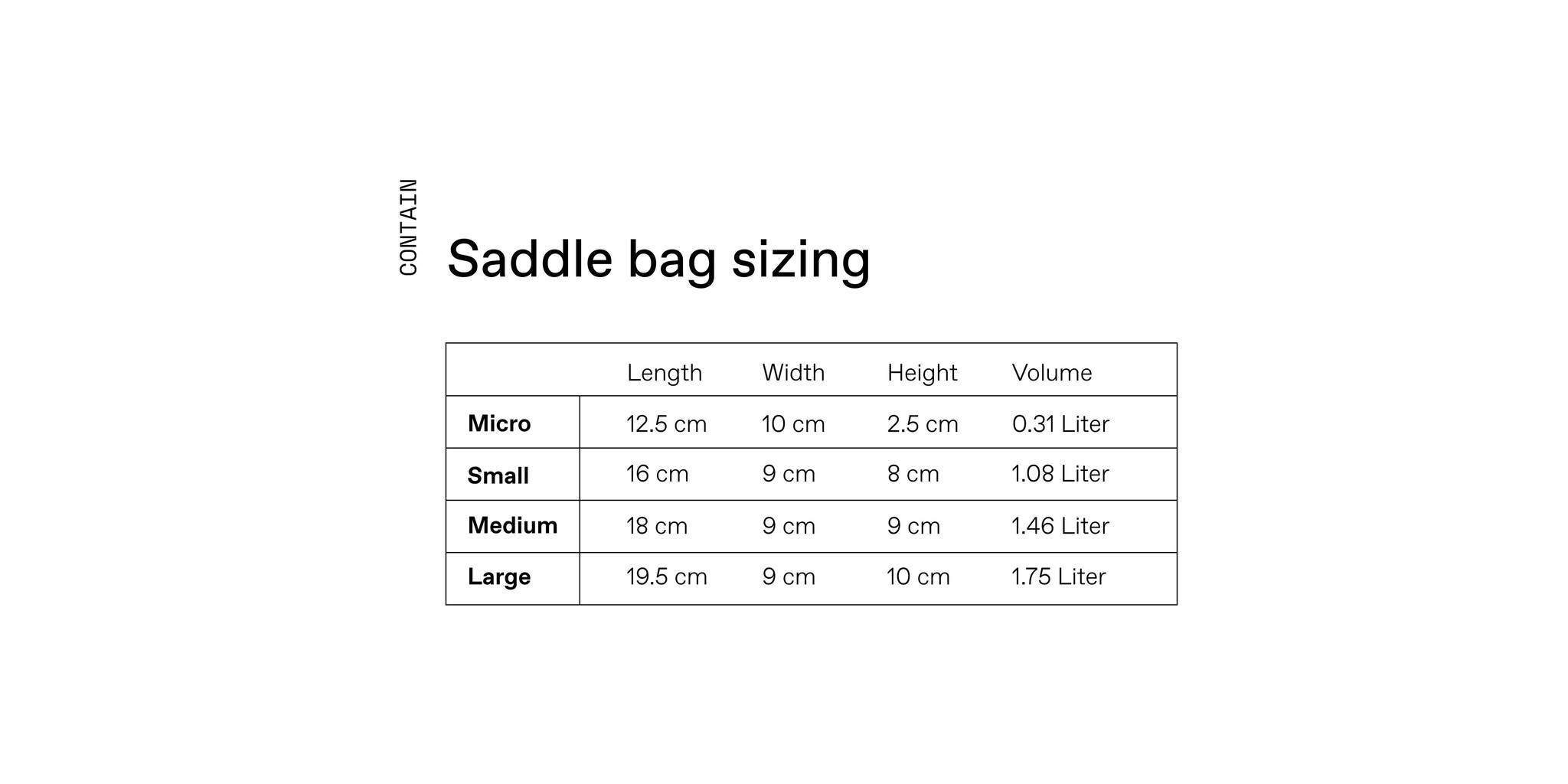 Cannondale CANNONDALE Contain Attache-Velcro Sac de selle M Noir