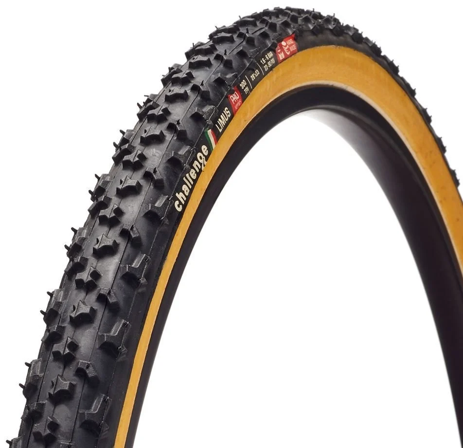 Challenge CHALLENGE Baby Limus Pro TLR pneu de cyclocross (700 x 33c, 300 TPI) PPS Noir/Beige