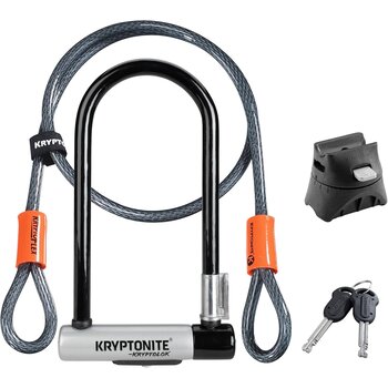 Kryptonite KRYPTONITE Keeper 12 STD cadenas avec un cable flexible 4'