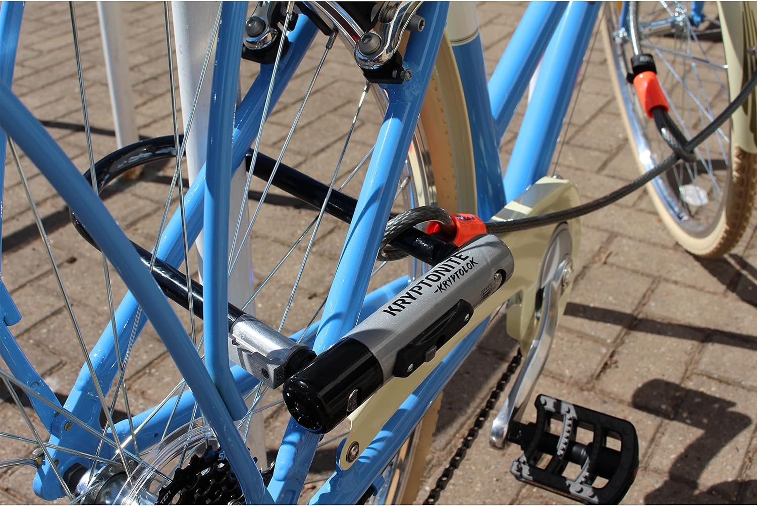 Kryptonite KRYPTONITE Keeper 12 STD cadenas avec un cable flexible 4'