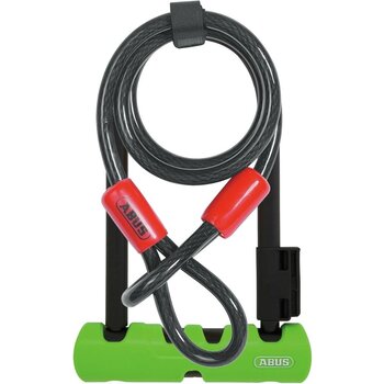 Abus ABUS Ultra Mini + Cobra Cadenas en U avec Cable (12mm x 5.9'' x 7'')