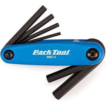 Park Tool PARKTOOL AWS-11 clés hexagonales repliables (3 mm, 4 mm, 5 mm, 6 mm, 8 mm et 10 mm)